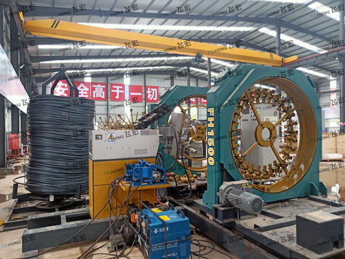 飛宏FH 2000鋼筋籠滾焊機在中鐵上海工程局鄭濟高鐵2號鋼筋場的成功應用